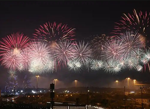 永吉县焰火晚会